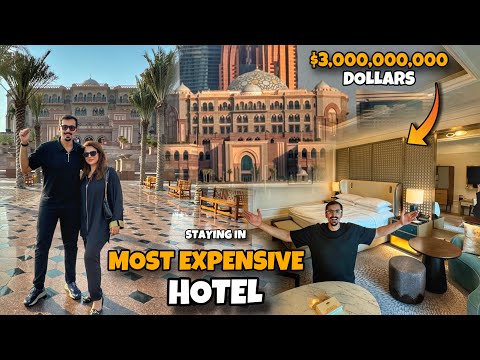 Staying in World's 3rd Most Expensive Hotel 🤑 Abu Dhabi Day 1