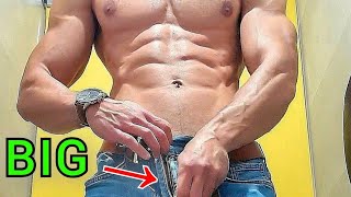 Muscle Man takes off ALL clothes in the Locker Room