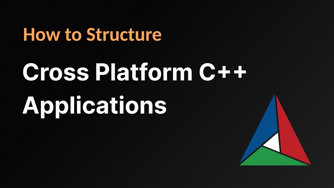 How I Structure Cross-Platform C++ Projects with CMake video thumbnail