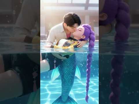 🧜‍♀️😍💗 Mermaid Jinu RESCUING RUMI from Mira's Plot #shorts #kpop #rumi #demonhunters