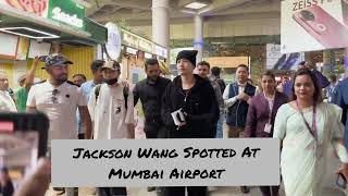 Jackson Wang Spotted At Mumbai Airport #jacksonwang