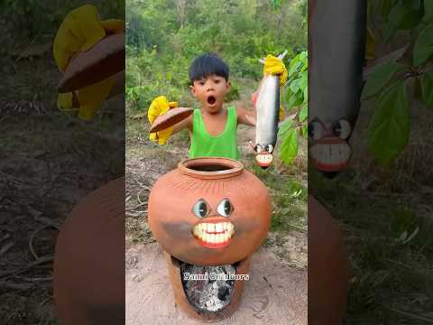 Wow! SMART idea and USEFUL with single mom #bushcraft #camping #useful #idea