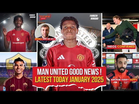 DOUBLE MEDICAL TEST❗New Winger & Center-Back✅Casemiro OUT to As Roma🚨Amorim & INEOS😱Man Utd News