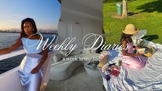 WEEKLY DIARIES: Picnic Date, Home Updates, Yacht Cruise + Attempting to Cook | A Week in My Life 🧺💐
