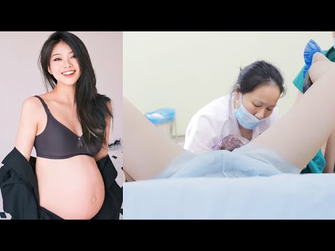 GIVING BIRTH TO AN ANGELIC BABY - THE MOTHER WAS MOVED WHEN SHE HEARD HER BABY CRY | NATURAL BIRTH