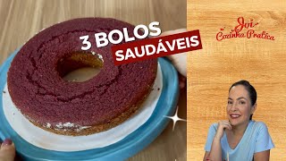 3 BOLOS SAUDÁVEIS PARA VOCÊ FAZER EM CASA
