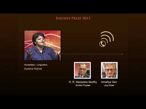 Infosys Prize 2013 – Humanities - Linguistics