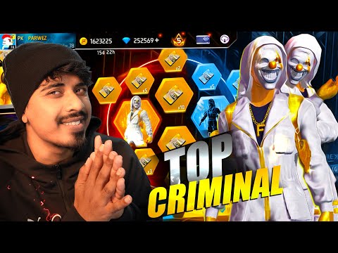 FREEFIRE 🔥I Got " Golden Top Criminal " 🤯 Wasted 14000 Diamonds 🤬 Garena free fire #freefire