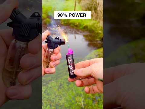 Firecracker Underwater POWER TEST! #shorts #cracker #tricks #fireworks