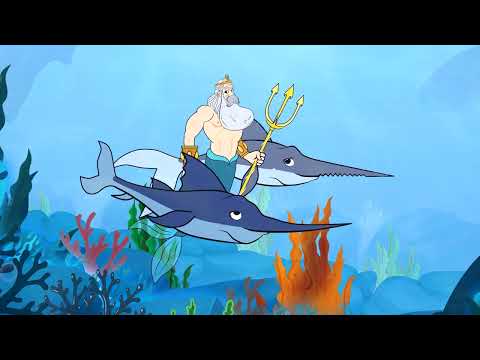 A Pequena Sereia e o Portão Misterioso | Conto | Desenho Animado com @OsAmiguinhosTV