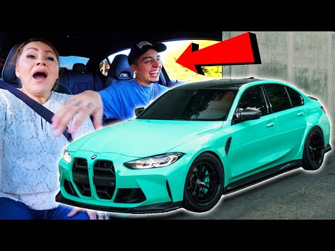 SCARING MY MOM IN MY FASTEST CAR YET!!! 800HP TUNED G80 M3!