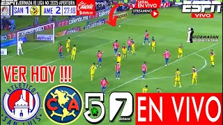 América vs. San Luis En Vivo, A QUÉ HORA Y DÓNDE VER, Partido AMÉRICA JUEGAN Jornada 10 TV MÉXICO