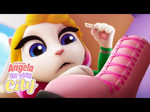 Shoe DRAMA! 🤦‍♀️👢Talking Angela: In the City | Best Cartoon Collection