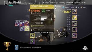 Destiny 2 Herausforderung angenommen (GOLD) PlayStation Trophy