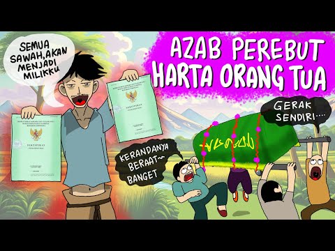 CERITA HOROR PENGGALI KUBUR - Jenazah Susah Di Tekuk 😨 #HORORMISTERI - Kartun Hantu,Animasi Horror