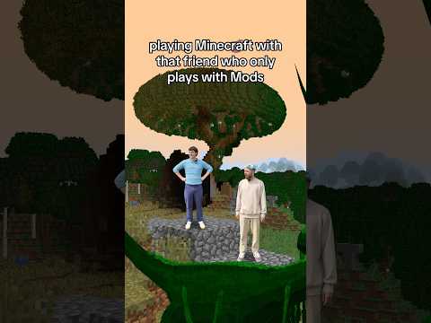 Modded Minecraft is something else… 😂🔥 #comedy #videogames #minecraft