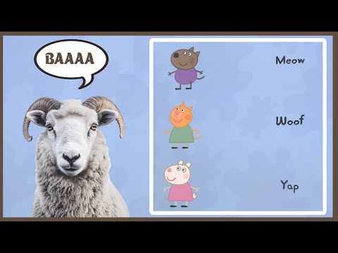 Peppa Pig Livre d'Activités Apprendre les animaux et leurs sons