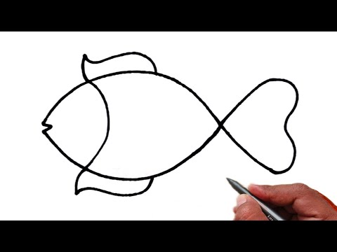 Fish Drawing Easy | How to Draw Fish From Beginners | Drawing Fish