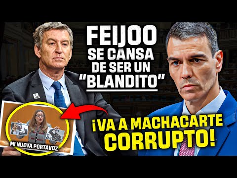 FEIJÓO ACOJONA a SÁNCHEZ 😱¡¡AL ANUNCIAR COMO NUEVA PORTAVOZ A LA NUEVA ESTRELLA DEL CONGRESO!!🔥