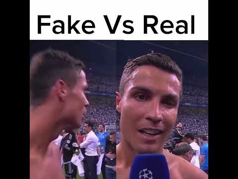 Comment Which Is Fake?? ❤ #ronaldo #freefire #youtubeshorts #youtube #fake #real