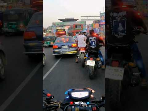 Road এ এমন Rider পেলে টানতে মজাই লাগে 😜 #shorts #bikers #bikelover #fhqfilms #4v160 #road #riders