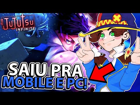 LANÇOU O MELHOR JOGO DE JUJUTSU KAISEN DO ROBLOX JUJUTSU INFINITE!