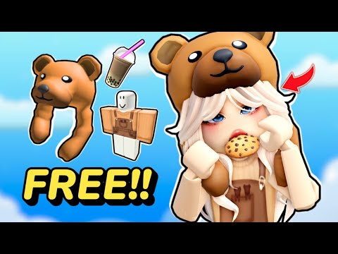 🐻💗 How to Get FREE Bear Outfit & Hat in Roblox! (No Robux)