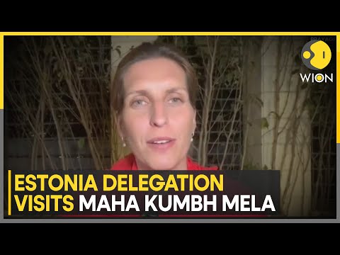 Maha Kumbh 2025: Estonia Delegation Visits Maha Kumbh Mela, Praises Preparations | WION