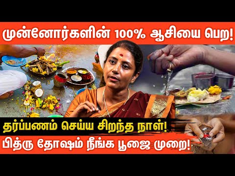 ஆடி அமாவாசை முக்கியத்துவம் என்ன? முன்னோர்களுக்கு தர்ப்பணம் எப்ப கொடுக்கணும்? |Jothidam|Aanmeegaglitz