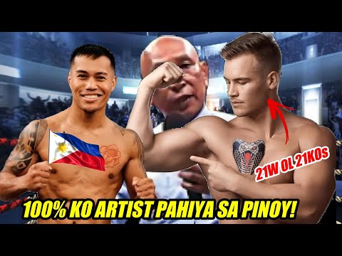 PAMPATABA NA PINOY! TINALO ANG UNDEFEATED KO ARTIST NG AMERICA | 12W OL 12KOS PAHIYA!
