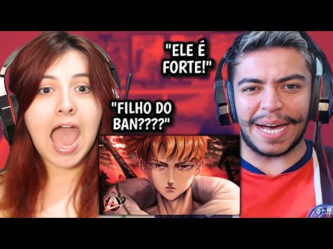 ♪ Lancelot (Mokushiroku no Yonkishi) | GUERRA | AniRap | REACT EM CASAL