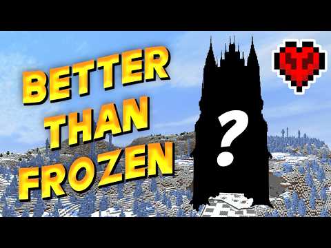 I Build My DREAM Ice Castle In Hardcore Minecraft