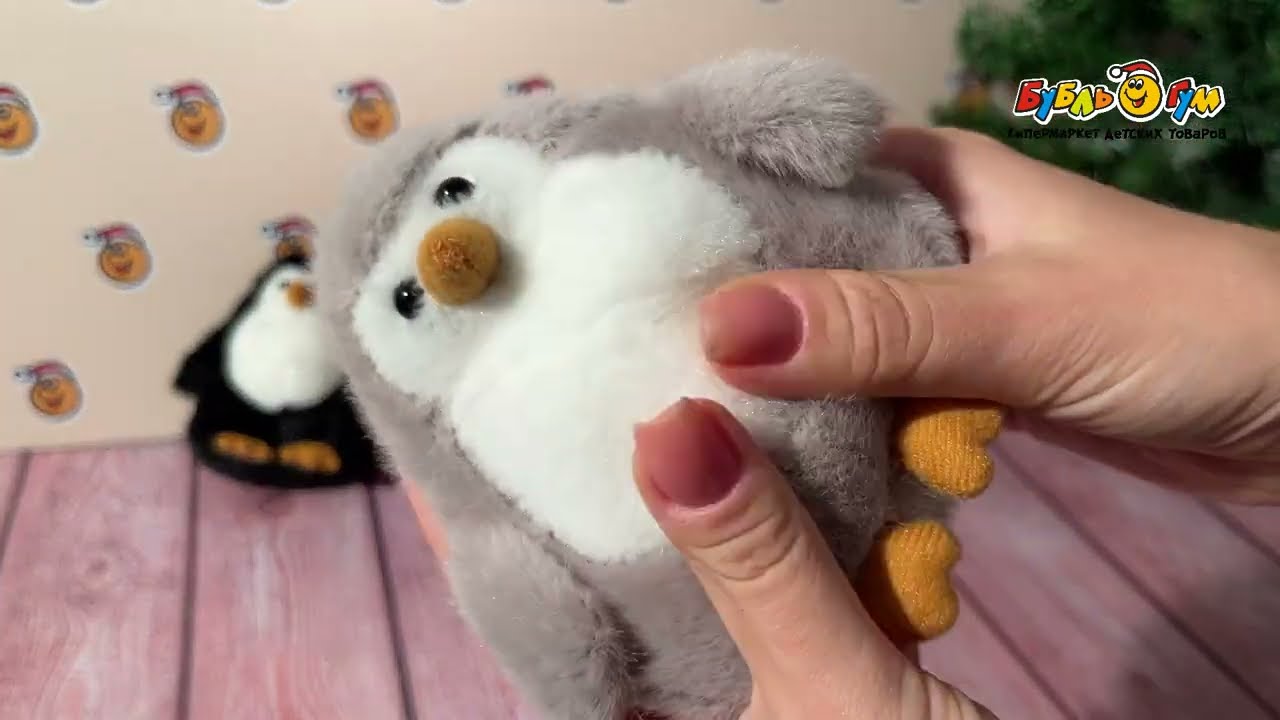 Игрушка мягкая Новогодние персонажи 13см в ассортименте - видео