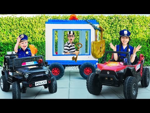 Police Chase Adventure with Oliver and Mom