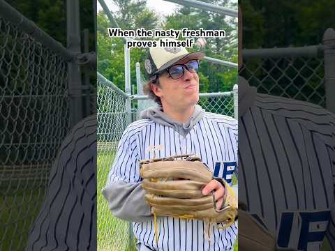 The nasty freshman has earned his spot 🔥 ⚾️ #fyp #baseball #viralshort