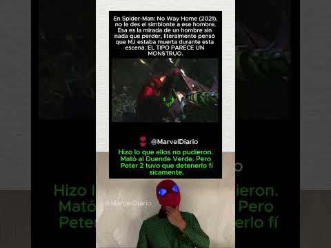 En Spider-Man: No Way Home (2021), Peter parece un monstruo #marvel