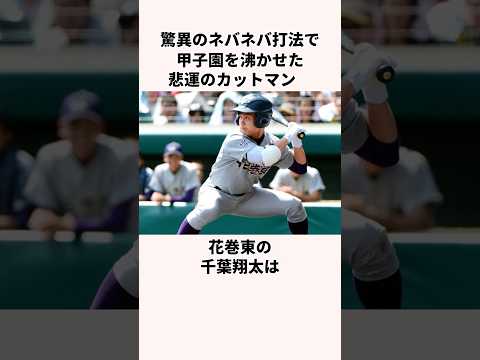 「驚異のカット打法で甲子園を沸かせた」花巻東に関する雑学　#高校野球  #野球 #大谷翔平