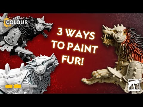 Painting Fur With Contrast Paints!  | Warhammer Age of Sigmar