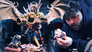 Converting Every Model For My 3-in-1 Warhammer Army | Nurgle's Tech 'Nids