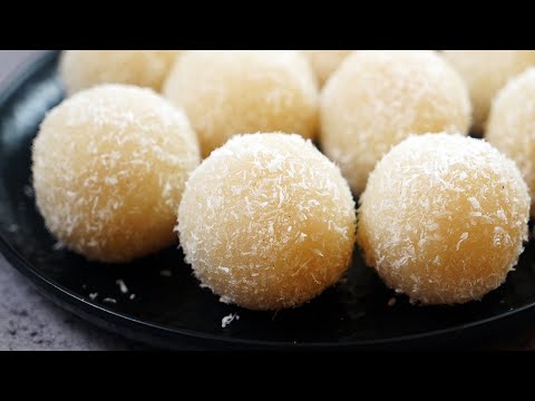 Coconut Laddu | हलवाई जैसे नारियल के लड्डू घर पर बनाने का एकदम आसान तरीक़ा