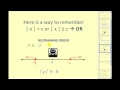 Understanding Absolute Value Inequalities
