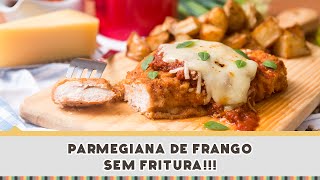 FRANGO A PARMEGIANA DE FORNO (Como fazer parmegiana de frango sem fritura) - Receitas de Minuto #272