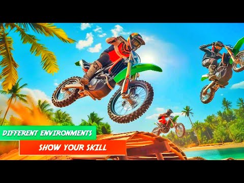EXTREME BIKE STUNTS 3D ANDROID GAMEPLAY #Real Motor Cycle Stunt Wala Game #Bike Games 3D For Android