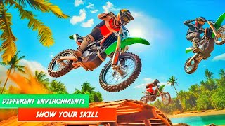 EXTREME BIKE STUNTS 3D ANDROID GAMEPLAY #Real Motor Cycle Stunt Wala Game #Bike Games 3D For Android
