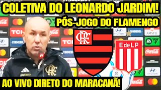PÓS-JOGO: COLETIVA DO LEONARDO JARDIM AO VIVO APÓS FLAMENGO X ESTUDIANTES / LIBERTADORES 2026
