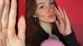 ASMR: BRUITS DE BOUCHE ET VISUEL très proche de ton visage💋 (hand movements & mouth sounds)