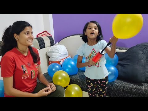नवीन बाळाच्या स्वागताची तयारी | आदिश्री काम करून थकली | Omeefied funny family vlog