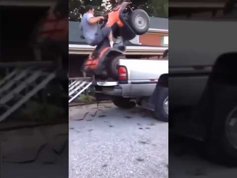 How to load your atv in the back of your truck