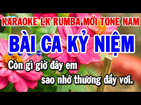 Karaoke Liên Khúc Tone Nam Nhạc Sống Rumba 2025 | Bài Ca Kỷ Niệm – Cô Hàng Xóm | Thanh Hải