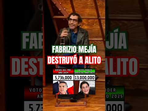 Fabrizio Mejía destruyó a Alito Moreno!